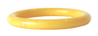 yellow bakelite bangle