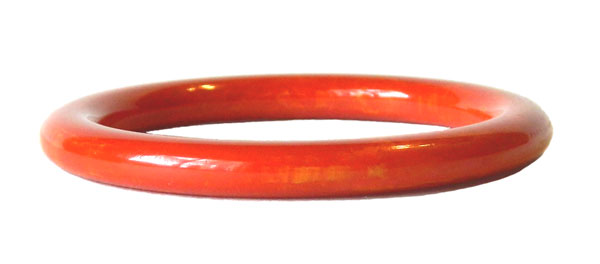 Red bakelite bangle