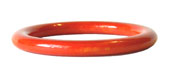 red bakelite bangle