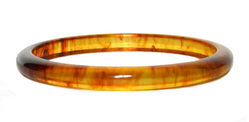 amber bakelite bangle
