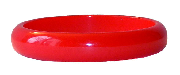 red bakelite bangle