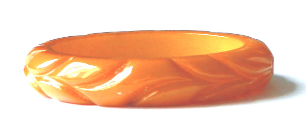 carved bakelite bangle