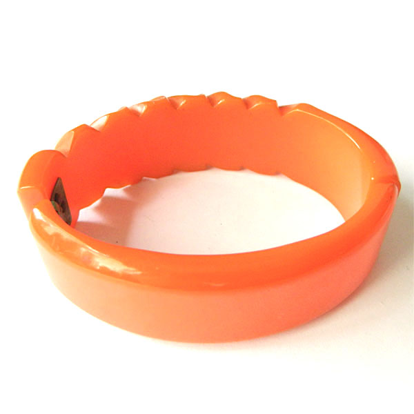 carved bakelite bangle