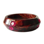 rhinestone bakelite bangle