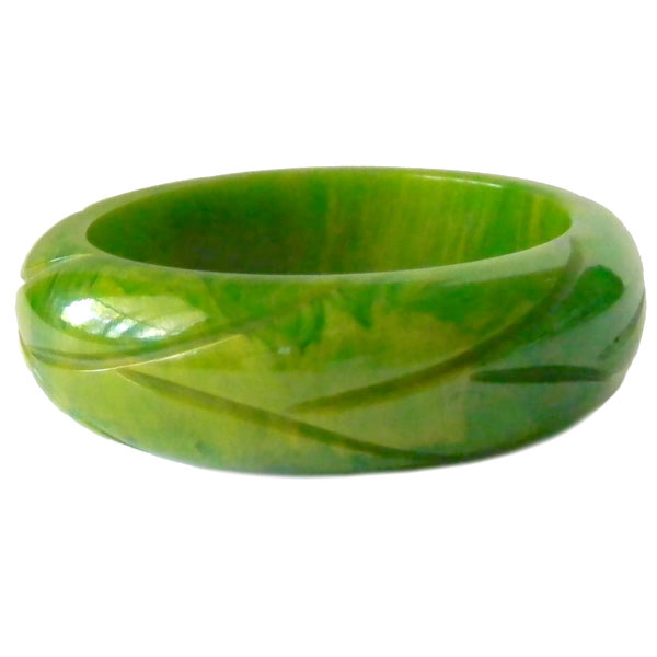 carved bakelite bangle
