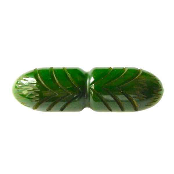 1930's carved bakelite brooch
