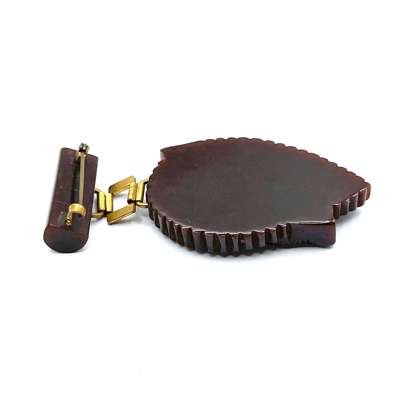 vintage bakelite brooch