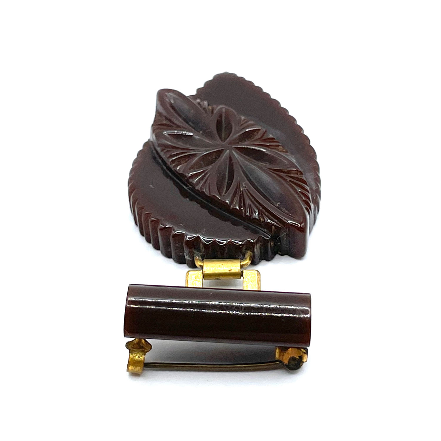 vintage bakelite brooch
