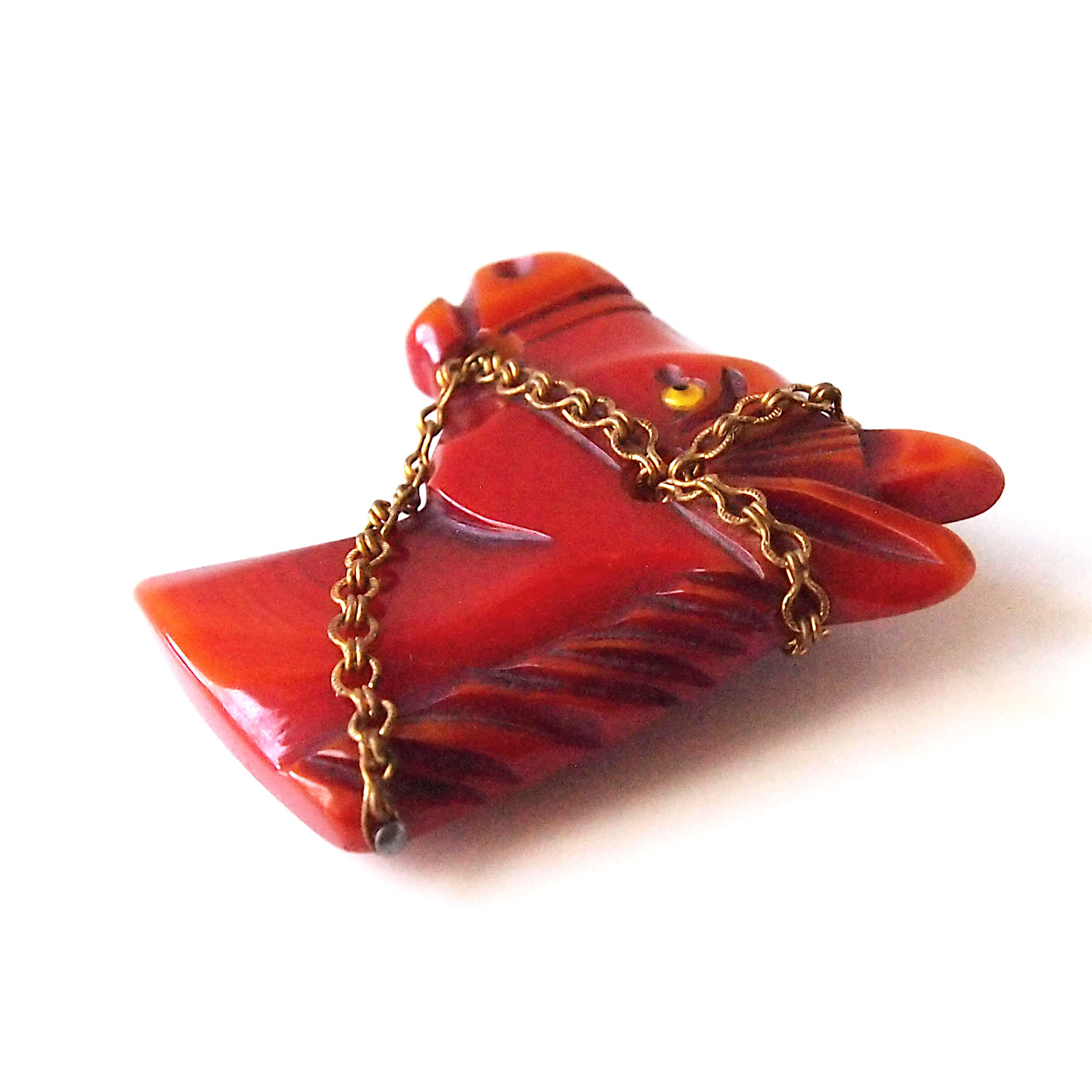 Vintage Bakelite horse head brooch