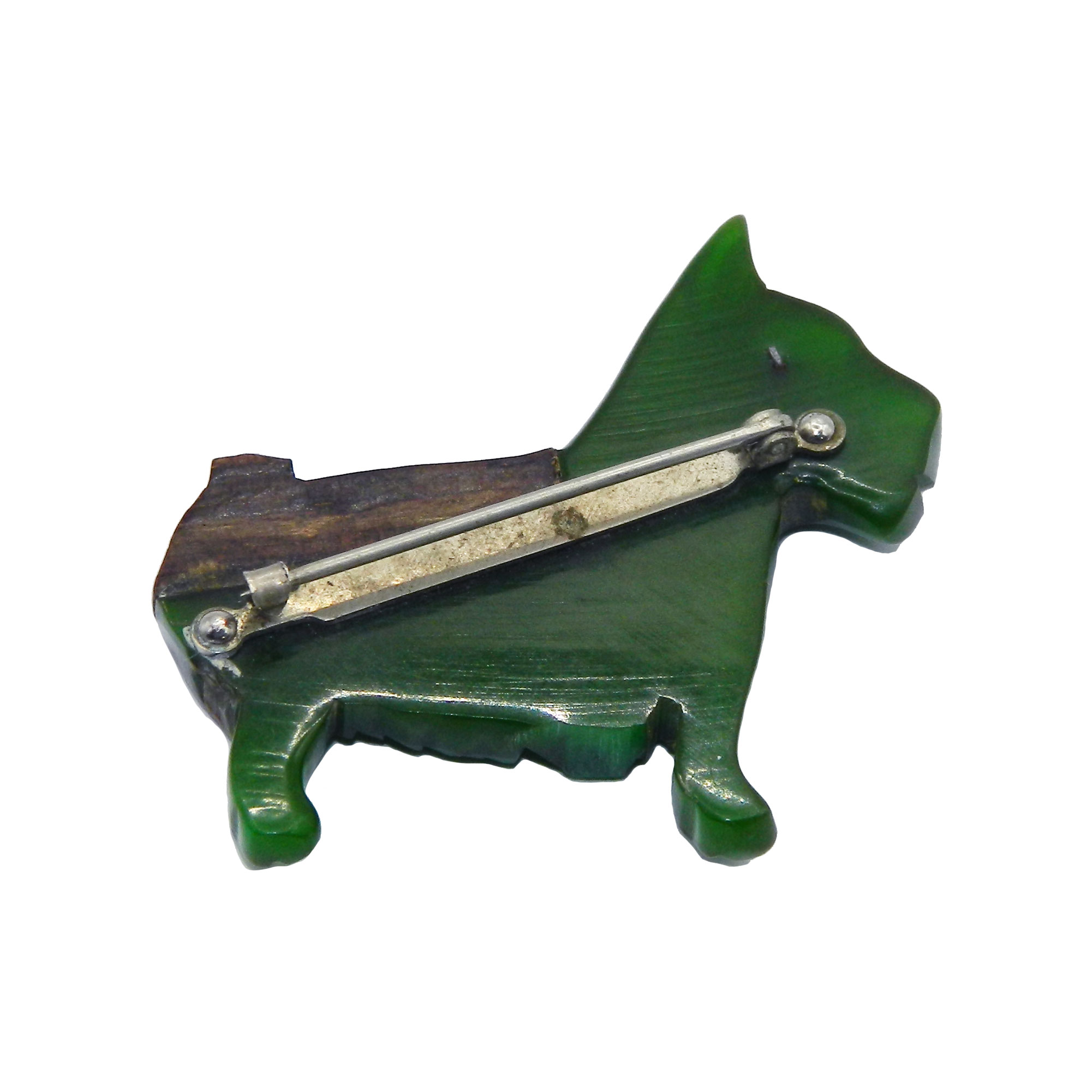 Vintage Bakelite Scottie dog brooch