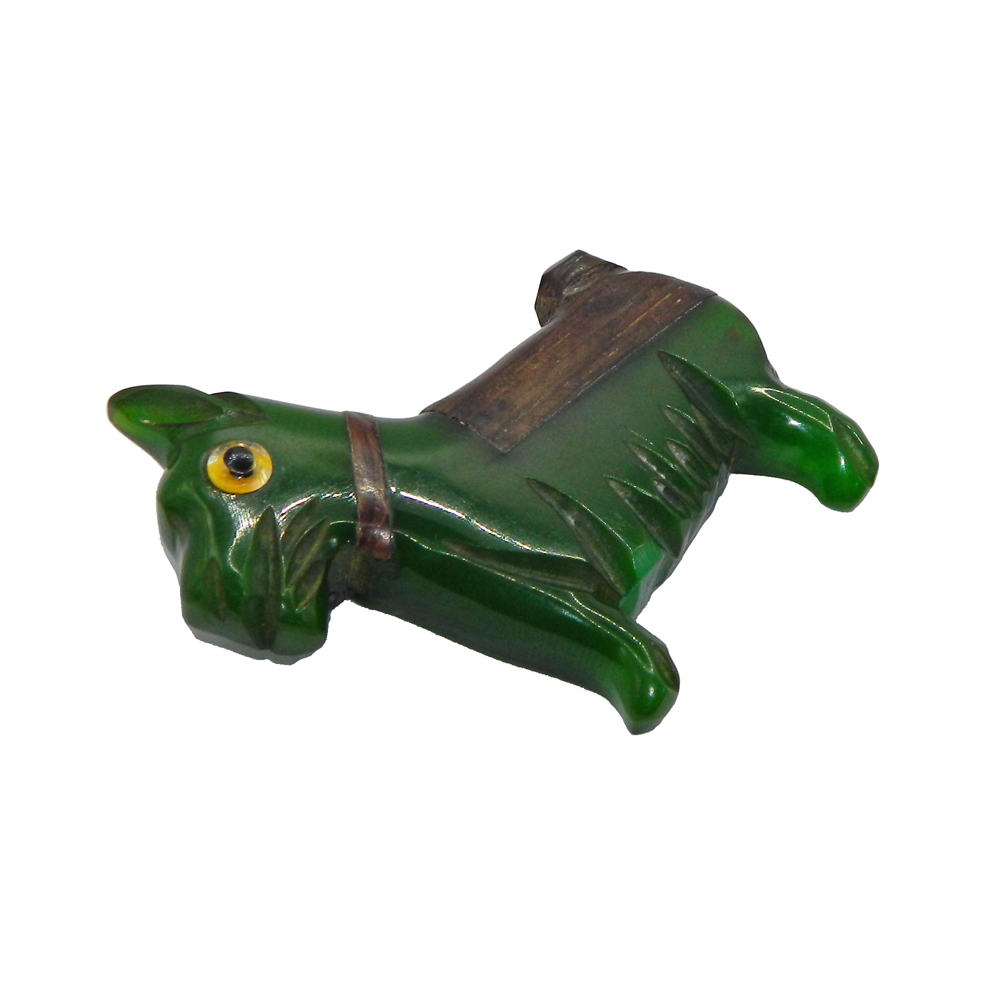 Vintage Bakelite Scottie dog brooch