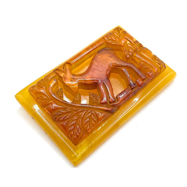 1930's bakelite bird brooch
