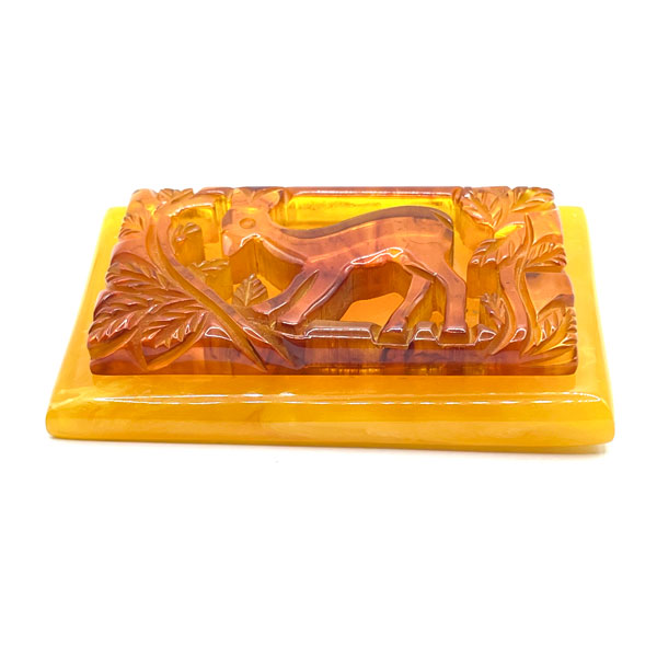 1930's bakelite bird brooch