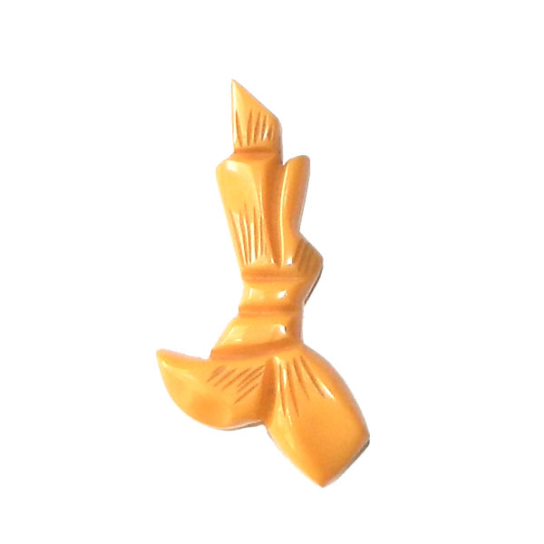 1930's bakelite candle brooch
