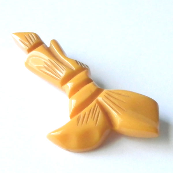 1930's bakelite candle brooch