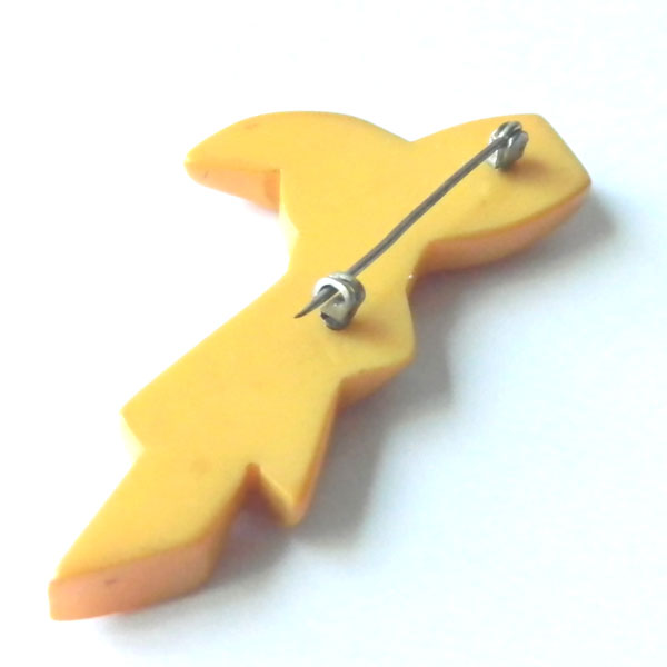 1930's bakelite candle brooch