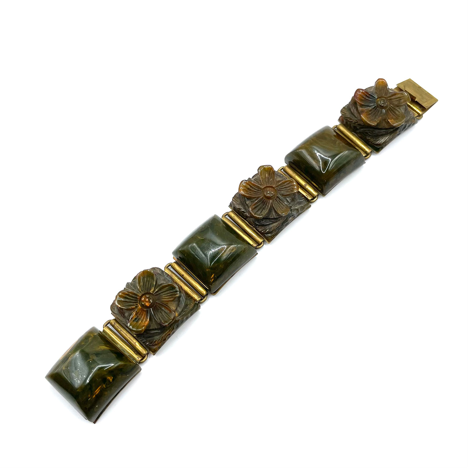 Bakelite link bracelet