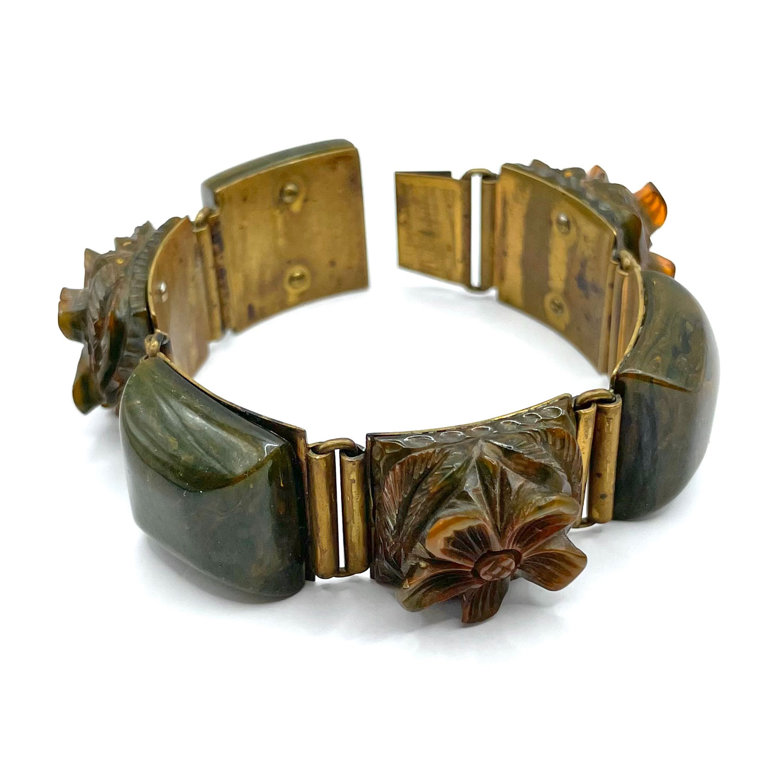 Bakelite link bracelet