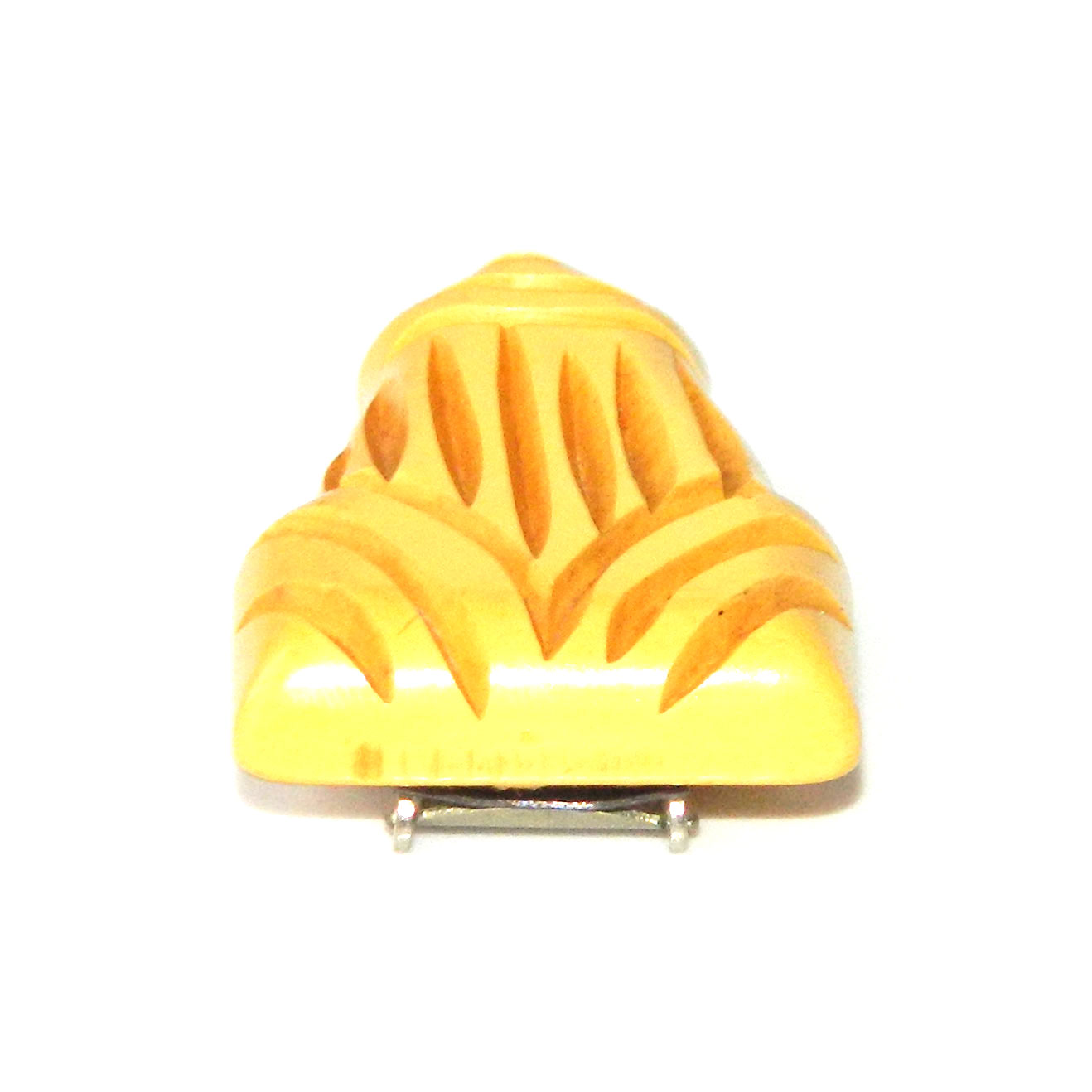 Vintage Art Deco bakelite dress clip