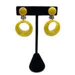 Bakelite drop earrings
