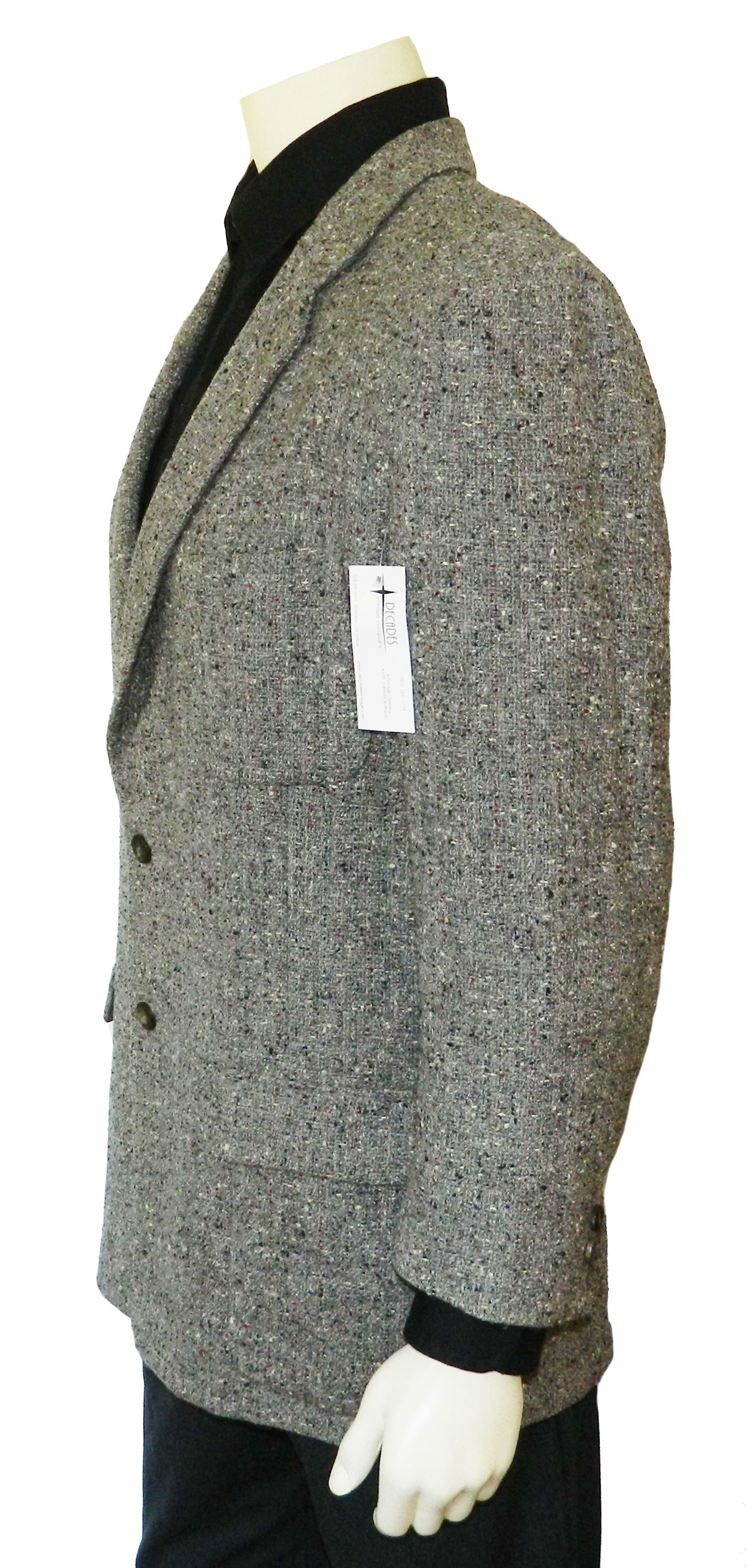 1950's salt and pepper tweed blazer