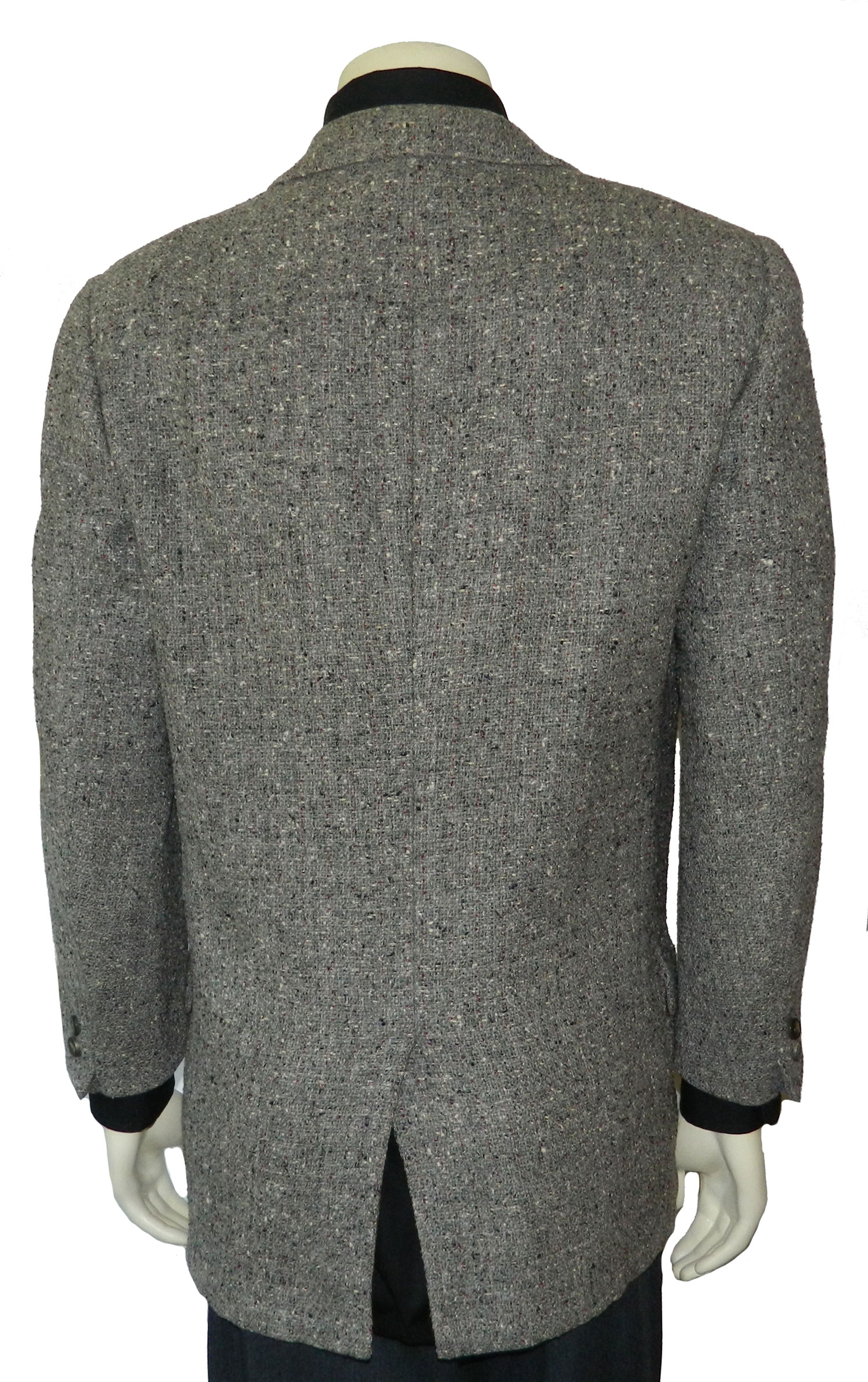 1950's salt and pepper tweed blazer