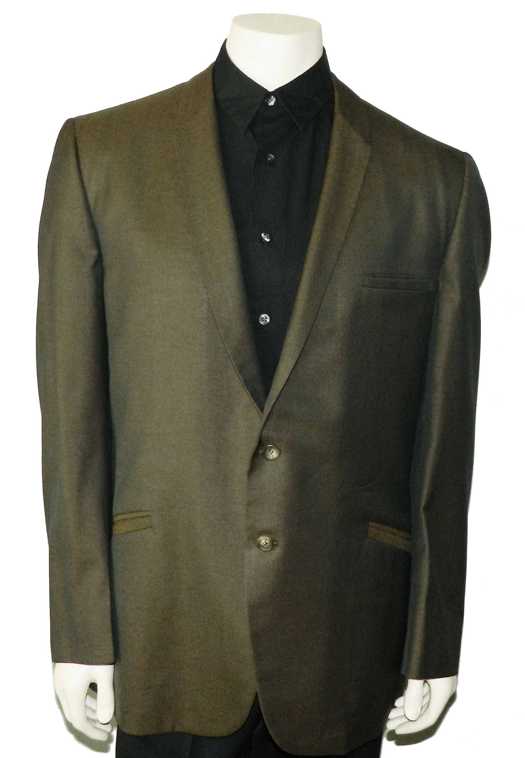 1960s green/gold sharkskin blazer