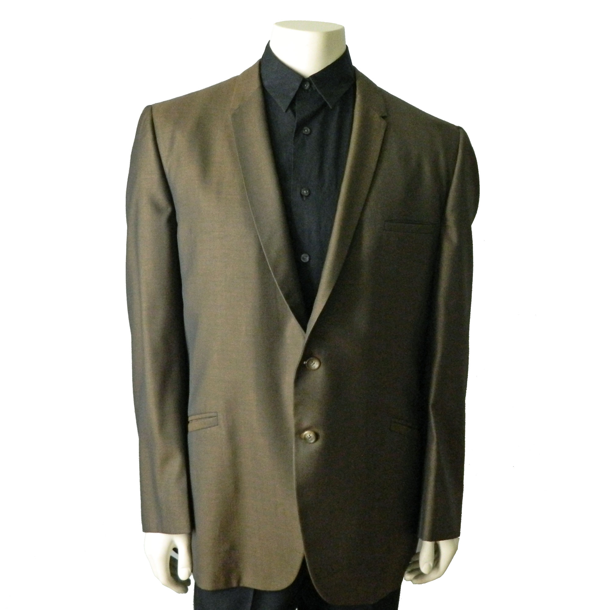 1960s green/gold sharkskin blazer