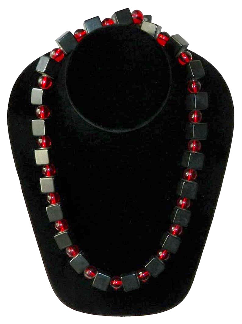 Bakelite cube necklace