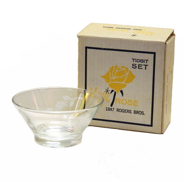 Magic Rose glass bowl