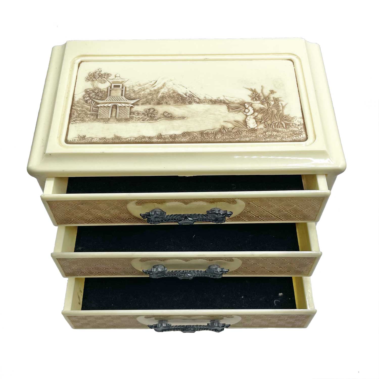 Vintage chest of drawers jewelry box