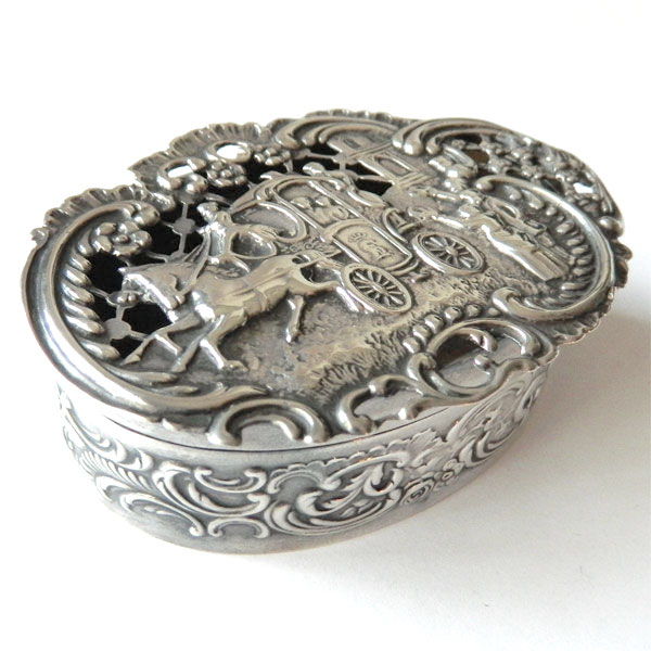 Antique English Silver Box