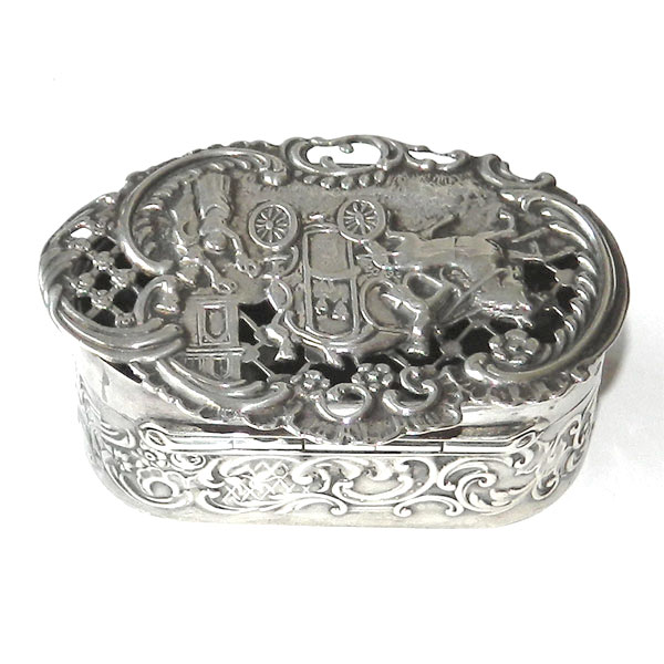 Antique English Silver Box