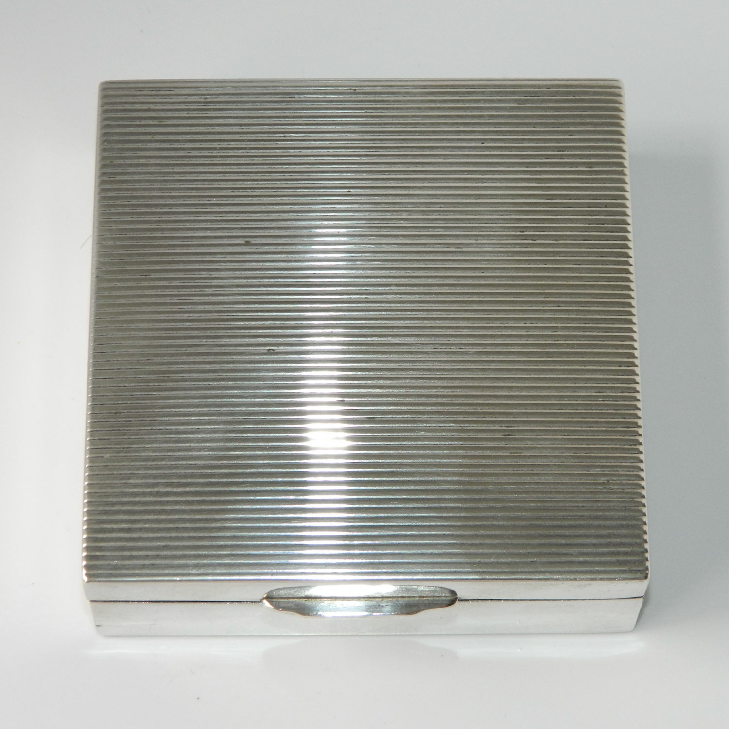 Sterling silver cigarette box