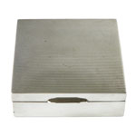 Sterling silver cigarette box