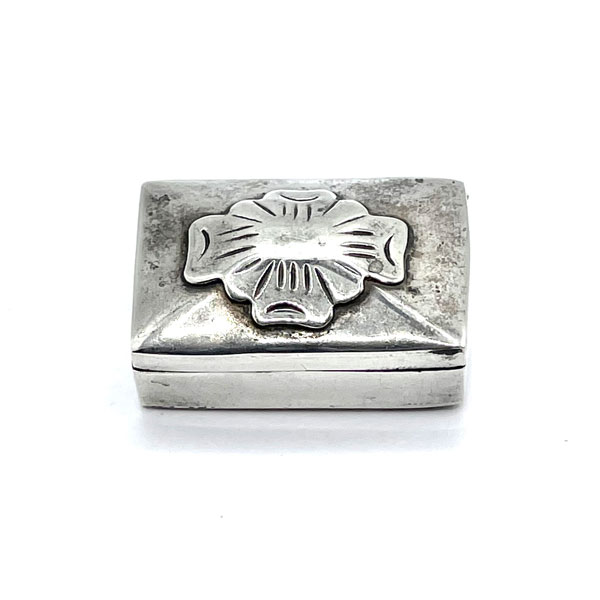 Sterling silver pill box