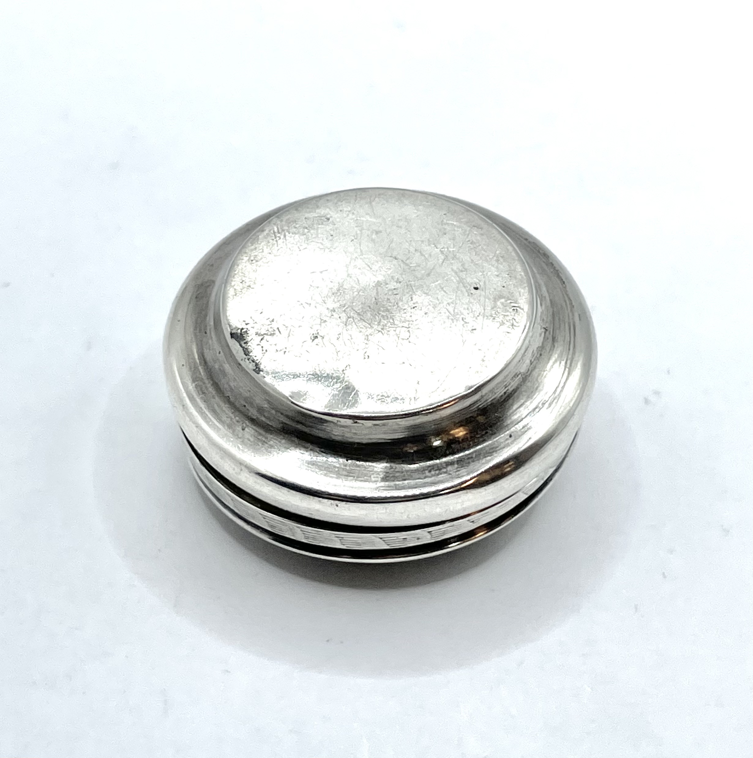 Sterling silver pill box