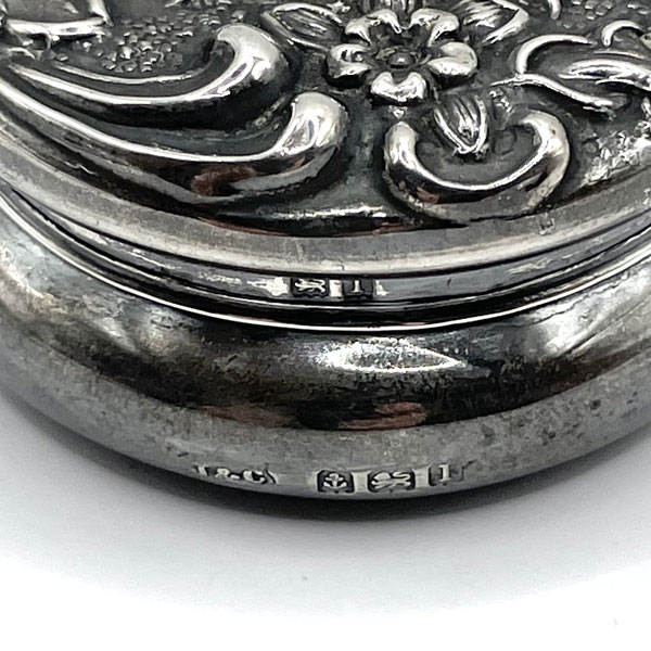 Sterling silver pill box