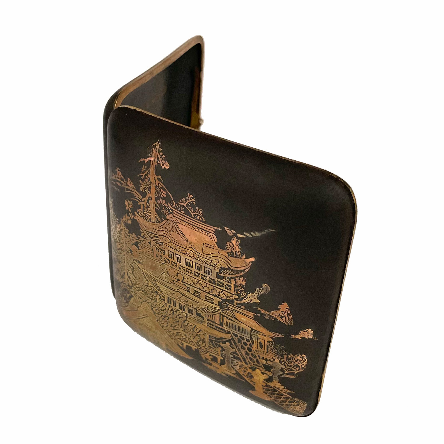 Vintage Nielloware Japanese Cigarette Case