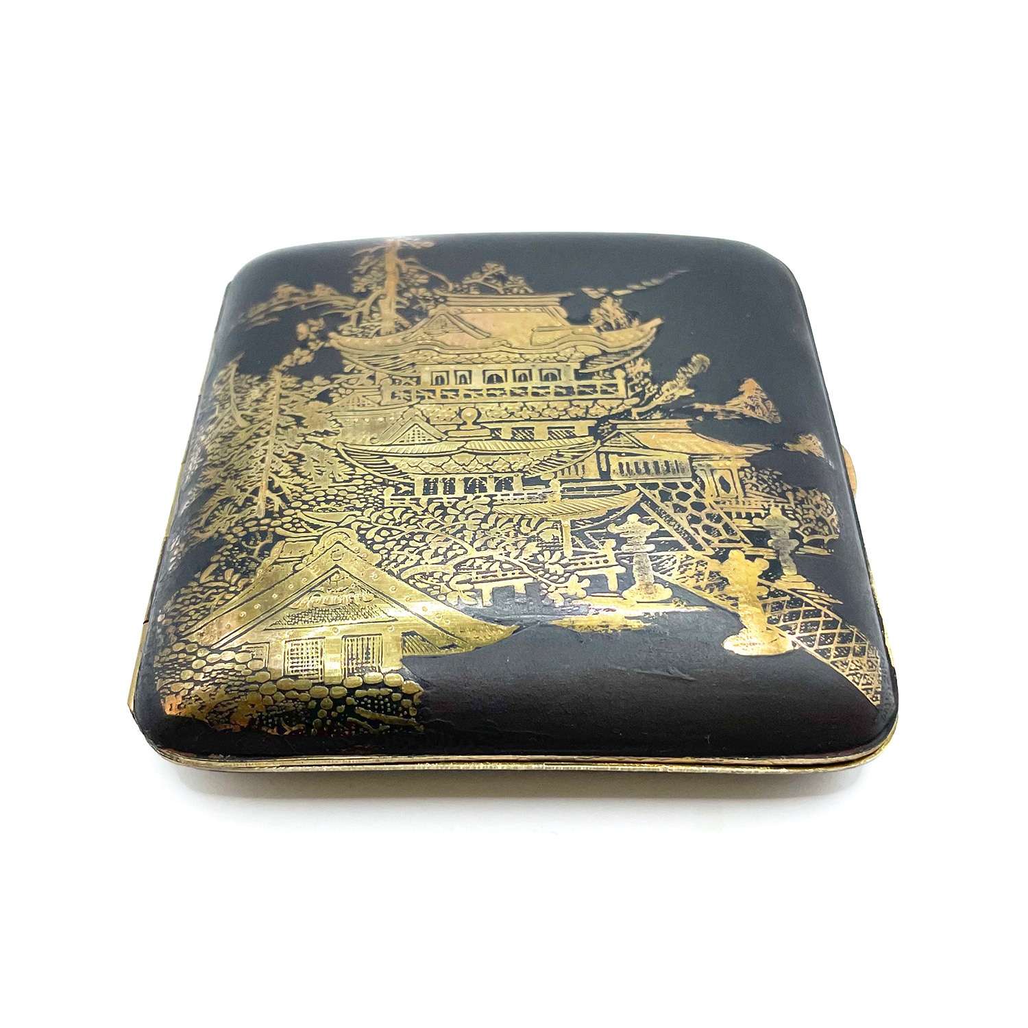 Vintage Nielloware Japanese Cigarette Case