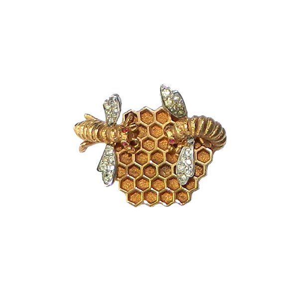 Marcel Boucher honeycomb brooch