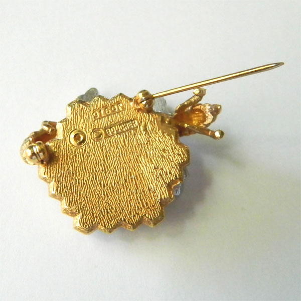 Marcel Boucher honeycomb brooch