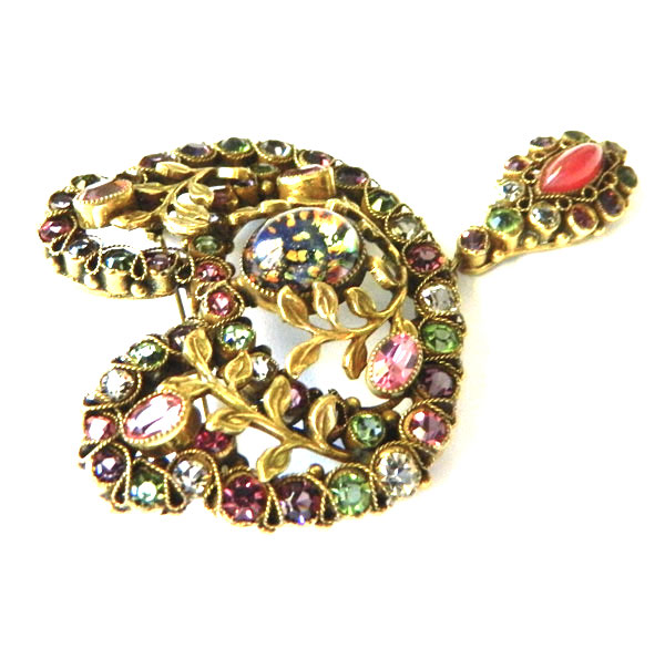 1950's Robért rhinestone brooch