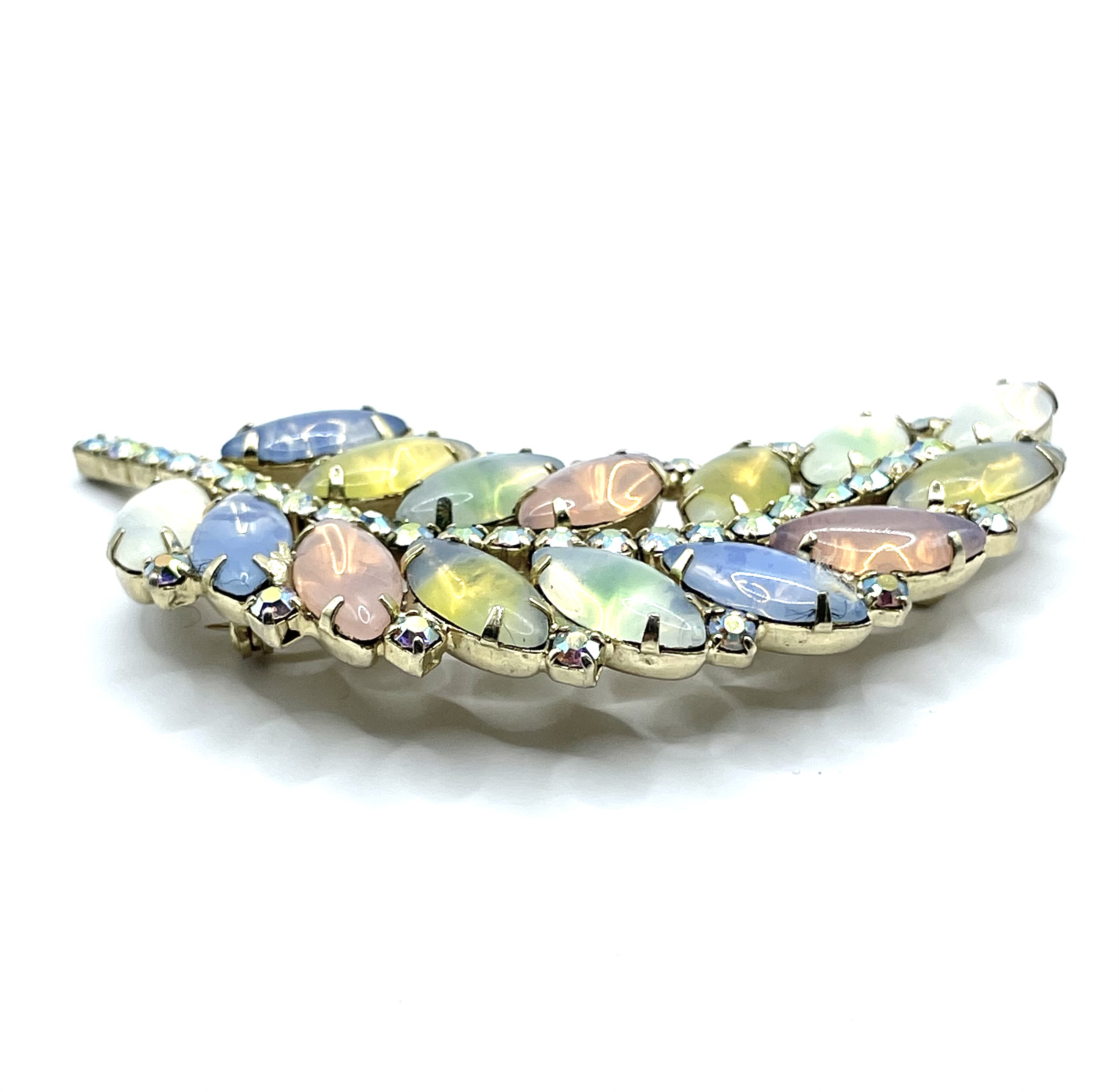 pastel rhinestone pin