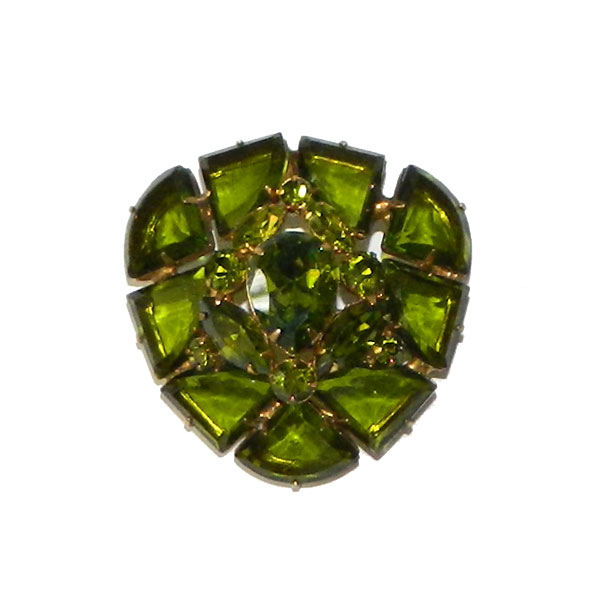 Regency rhinestone brooch