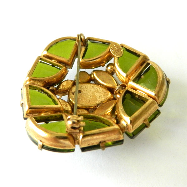 Regency rhinestone brooch