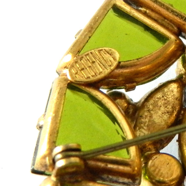 Regency rhinestone brooch