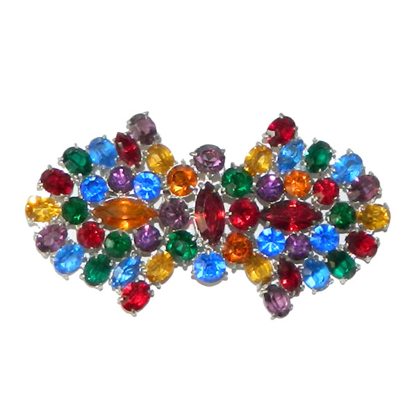 1930's rhinestone brooch