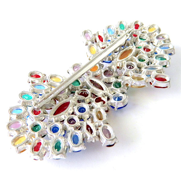 1930's rhinestone brooch