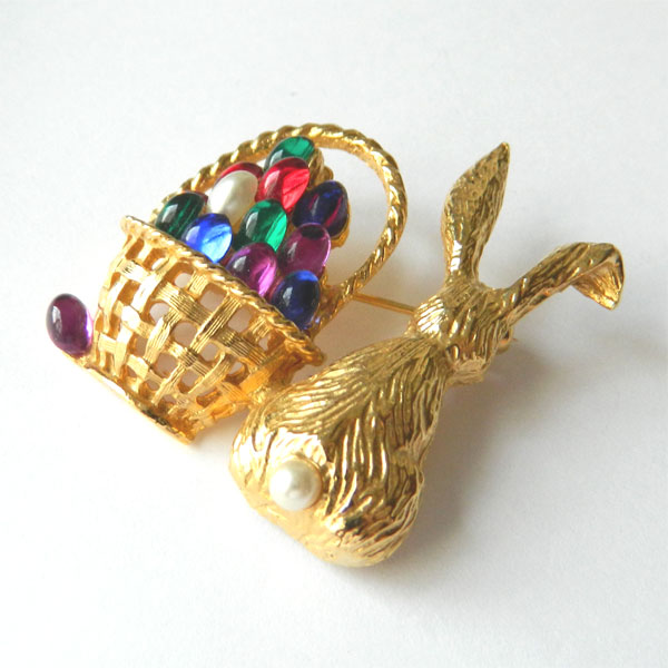 Pell Easter Bunny brooch